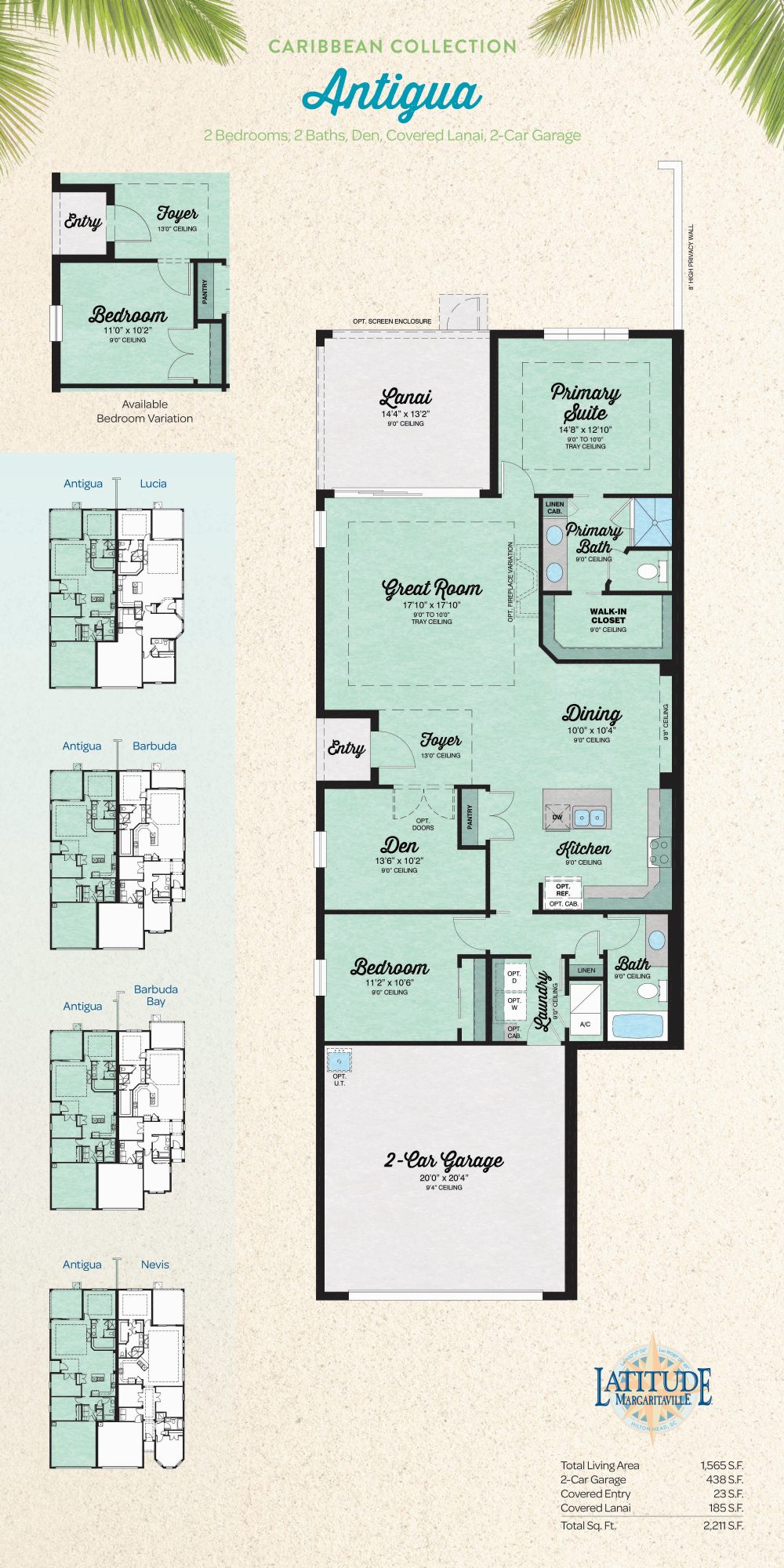 Antigua floor plan