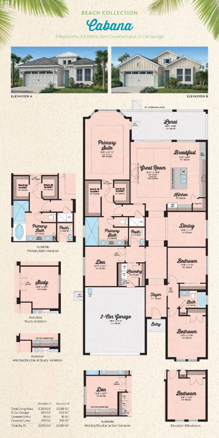 Cabana floor plan