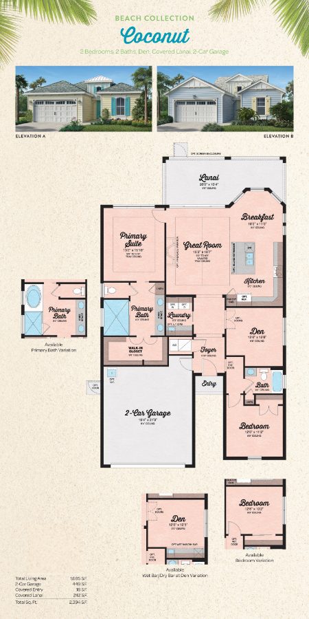 Coconut floor plan