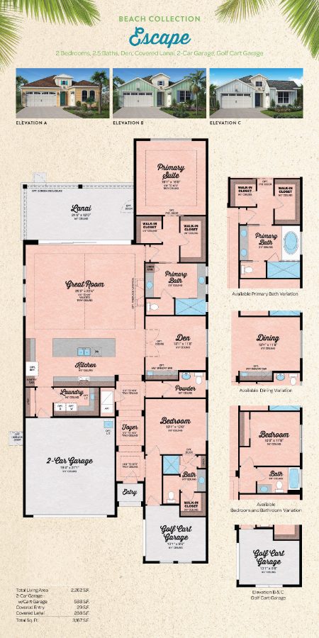 Escape floor plan